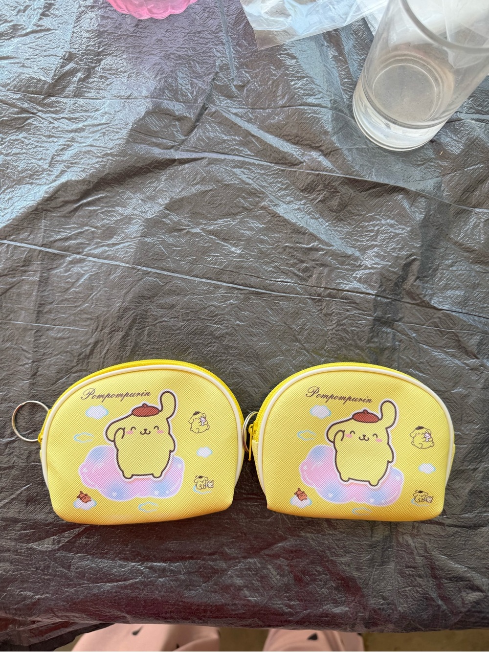 Sanrio Pompompurin Yellow Coin Pouch Duo